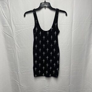 LIP SERVICE Dagger Logo Tank Mini Dress - Sz S
